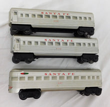 Load image into Gallery viewer, Marx 09643 SEARS Santa Fe HappiTime Diesel Passenger &amp; Freight Combo Boxed Set 1952
