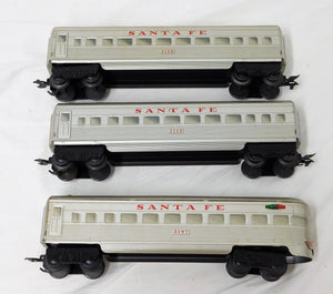 Marx 09643 SEARS Santa Fe HappiTime Diesel Passenger & Freight Combo Boxed Set 1952