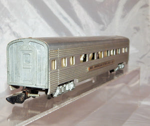 CLEAN American Flyer 661 Aluminum Coach Car Metal lighted 1950s Link streamlined