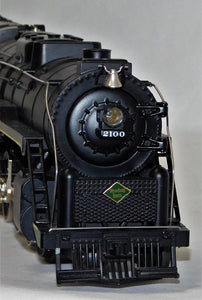 Lionel 6-18006 Reading T-1 Steam Locomotive 4-8-4 #2100 Railsounds Die cast 27"