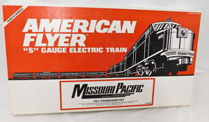 American Flyer 6-49601 Missouri Pacific PA AA Passenger Set Eagle + 3 cars 9 pcs