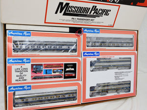 American Flyer 6-49601 Missouri Pacific PA AA Passenger Set Eagle + 3 cars 9 pcs