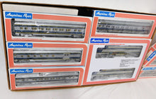 Load image into Gallery viewer, American Flyer 6-49601 Missouri Pacific PA AA Passenger Set Eagle + 3 cars 9 pcs
