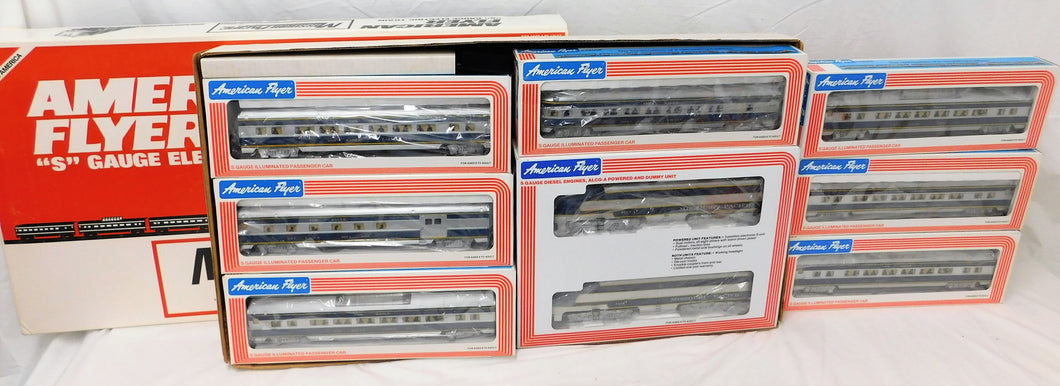 American Flyer 6-49601 Missouri Pacific PA AA Passenger Set Eagle + 3 cars 9 pcs