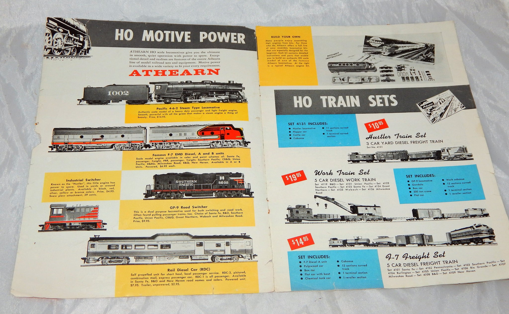 Vintage Athearn 19591960 Ho Catalog All Aboard with Athearn 8 pgs set