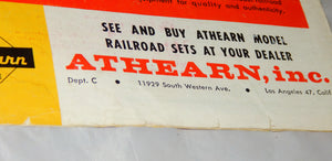 Vintage Athearn 1959-1960 Ho Catalog All Aboard with Athearn 8 pgs sets locos ++