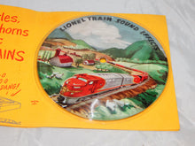 Load image into Gallery viewer, Lionel Trains Sound Effects ART Record + Sleeve 1950s promotional Steam Diesel
