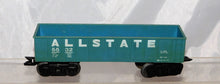 Load image into Gallery viewer, Marx 5532 Blue Allstate Gondola Sears Type F trucks 1959 tilt couplers 8 wheel
