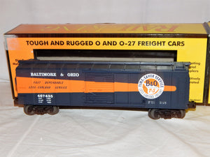 MTH Train 30-74486 Baltimore & Ohio Box Car B&O Time-Saver Service 467435 O gaug