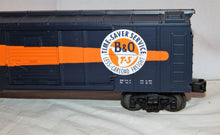 Load image into Gallery viewer, MTH Train 30-74486 Baltimore &amp; Ohio Box Car B&amp;O Time-Saver Service 467435 O gaug

