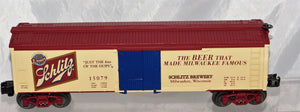 Lionel 6-15079 Schlitz Beer Woodside Reefer Refrigerator car Milwaukee O