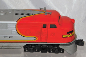 Lionel Trains 2383 Santa Fe Super Chief F3 Diesel Serviced w/Horn Nice Vintage