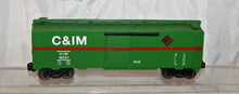 Load image into Gallery viewer, Lionel 6-16021 C&amp;IM Chicago Illinois Midland Double Door Boxcar Standard O C7
