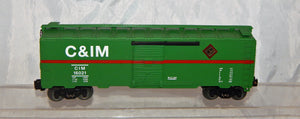 Lionel 6-16021 C&IM Chicago Illinois Midland Double Door Boxcar Standard O C7