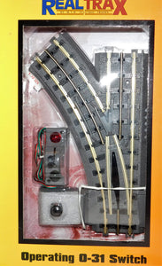 MTH 40-1005 Real Trax Left Hand Remote switch 0-31 operating w/ controller C-10