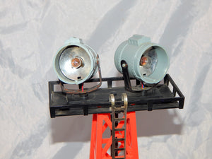 K-Line K-133 Searchlight Tower O/027 Two bright lights Marx accessory floodlight