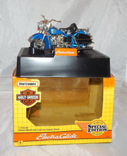 Load image into Gallery viewer, MATCHBOX 7330 HARLEY DAVIDSON ElectraGlide 1/15 Scale w/ Display Stand Sp Ed
