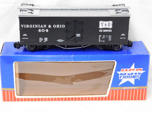 USA Trains #404 Virginian & Ohio Woodside Refrigerator Car NMRA Legends V&O G