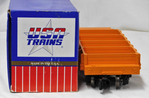 USA Trains Davies Steel Corp Work Flat Car NMRA Special 2001 DSCX 12120 G scale
