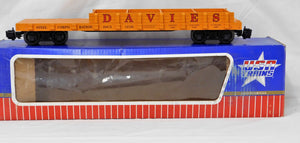 USA Trains Davies Steel Corp Work Flat Car NMRA Special 2001 DSCX 12120 G scale