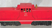 Load image into Gallery viewer, Lionel 627 Lehigh Valley GE 44Ton Diesel Switcher LV Postwar Red 1956-57 Runs O
