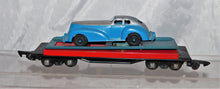 Load image into Gallery viewer, American Flyer 715 Unloading flatcar w/Blue &amp; Silver Manoil Coupe 1952 blue ramp
