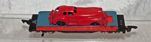Load image into Gallery viewer, American Flyer 715 Unloading flat car w/ RED Manoil Coupe 1948 Works Operating S
