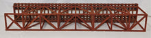 Load image into Gallery viewer, Wooden Truss Deck Open Top Bridge 40&quot; for 2 O lines or G / Standard Gauge w/track
