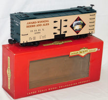 Load image into Gallery viewer, Bachmann 98690 Amherst Brewing Co Billboard Reefer G Gauge Lrg Scale Metal whls
