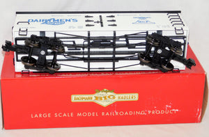 Bachmann 93266 Dairymen's League CNGR Wood Reefer #5201 Metal Wheels G gauge