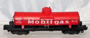 American Flyer 958 Mobilgas Single Dome Tank Car Red C7 in 24315 Box PlasticBase