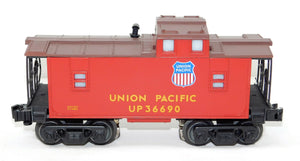 Lionel Trains 6-36690 Union Pacific red/brown lighted caboose int diecast trucks