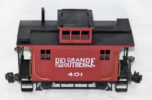 Load image into Gallery viewer, Bachmann Rio Grande Southern Bobber Caboose #401 Metal Wheels G gauge train
