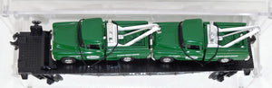 MTH 30-7615 Service Center Flatcar w/ diecast Ertl '55 Cameo Wreckers Tow Trucks