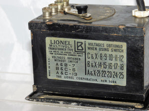 Lionel Type B NICKEL Side Plate Version Early 1917-1921 75 Watts Works 25 volts