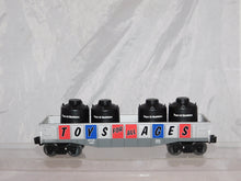 Load image into Gallery viewer, Lionel 6-26093 HobbyTown USA gondola +4 cannisters HTUX1980 ToysAges 2004 Scarce
