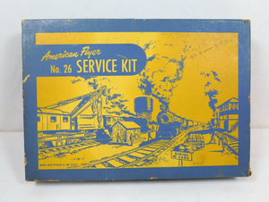 American Flyer 26 Service Kit Boxed w/booklet Maintenance 1952 Cleaning & Oil