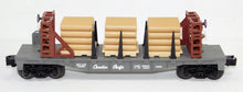 Load image into Gallery viewer, Lionel 6-16903 Canadian Pacific Flatcar w/ Wood Load dcst sprung trucks Boxed C8
