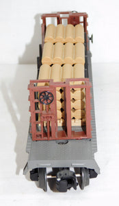Lionel 6-16903 Canadian Pacific Flatcar w/ Wood Load dcst sprung trucks Boxed C8