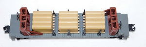 Lionel 6-16903 Canadian Pacific Flatcar w/ Wood Load dcst sprung trucks Boxed C8