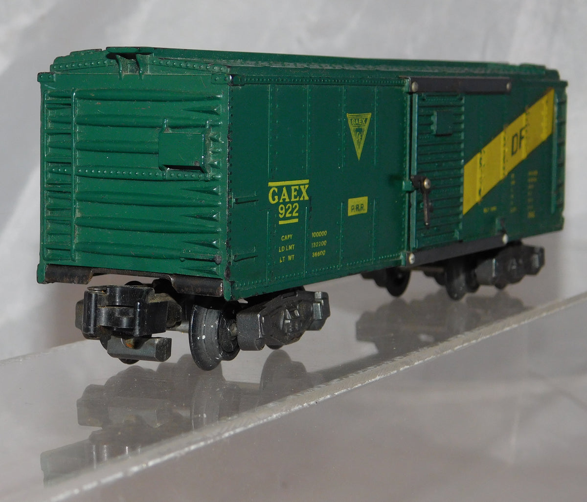 Clean American Flyer 922 GAEX Pennsylvania Boxcar Decal version 1950s ...