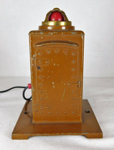 Lionel #91 Prewar Circuit Breaker Die Cast Lightd 1930-1942 Standard Gauge CLEAN