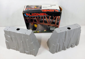 Lionel 6-12744 5" Tall ROCK PIERS SET OF 2 to elevate track or support bridge