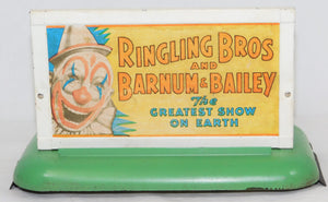 American Flyer #577 Whistling Billboard Sound w/button Ringling Brothers Barnum Bailey  CIRCUS C-7