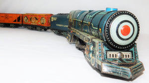 UNIQUE Arts 1950 TRAIN set #1950 Steam w/ JewelT Circus Tiger car & freight cars