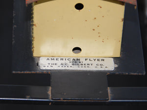 American Flyer 750 Lighted Metal Trestle Bridge w/Shack 1946-55 postwar Black S