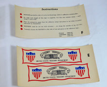 Load image into Gallery viewer, Lionel 1640-100 BOXED Accessories for 1960 Presidential Special 1640W banners +
