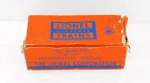 Lionel 1640-100 BOXED Accessories for 1960 Presidential Special 1640W banners +