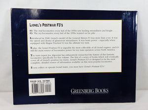 Lionel's Postwar F3's Joe Algozzini Toy Train Reference Series Out Of Print C-8