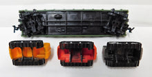 Load image into Gallery viewer, TYCO 2475 Western Maryland Flat Car w/ 3 Tractors HO Scale Farm / Construction Vintage
